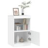 vidaXL Sideboard with LED Lights White 41x37x67 cm