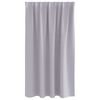 vidaXL Blackout Curtains with Rings 2 pcs Metal Grey 140 x 140 cm
