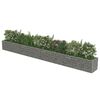 vidaXL Gabion Raised Bed Galvanised Steel 540x50x50 cm