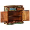 vidaXL Reclaimed Cupboard Solid Wood Vintage with 2 Drawers 2 Doors