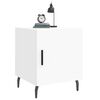 vidaXL Bedside Cabinets 2 pcs White 40x40x50 cm Engineered Wood