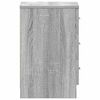 vidaXL Bedside Cabinet Grey Sonoma 38x35x56 cm Engineered Wood
