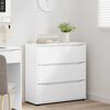 vidaXL Storage Cabinet High Gloss White 80 x 31 x 81 cm