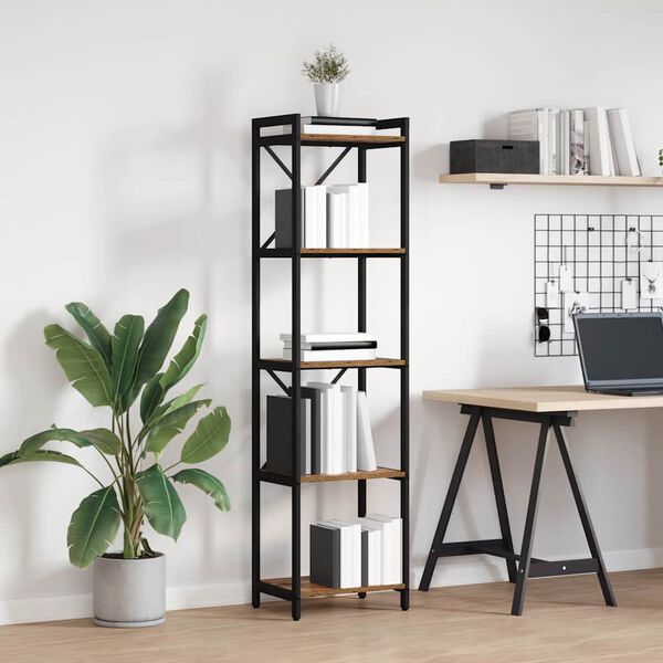 vidaXL Bookshelf Old wood 40 x 30 x 155 cm Engineered Wood