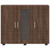 vidaXL Sideboard Brown oak 55.5 x 29 x 100 cm Engineered Wood