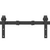 vidaXL Sliding Door Hardware Kit 305 cm Steel Black