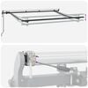 vidaXL Retractable Awning Anthracite 350 x 200 cm Fabric