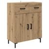 vidaXL Sideboard Artisan Oak 69.5 x 34 x 90 cm Engineered Wood