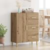 vidaXL Sideboard Artisan Oak 34 x 69.5 x 90 cm Engineered wood
