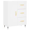 vidaXL Highboard White 69.5x34x180 cm Engineered Wood