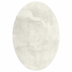 vidaXL Area Rugs Oval HUARTE Cream 200 x 140 cm 100% Polyester