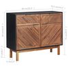 vidaXL Sideboard 90x33.5x75 cm Solid Acacia Wood and MDF