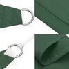 vidaXL Sunshade Sail Oxford Fabric Square 4x4 m Dark Green