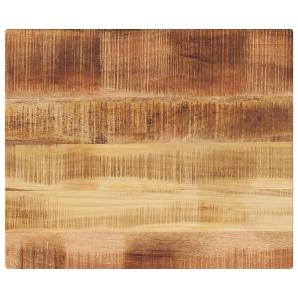 vidaXL Table Top 60x50x2.5 cm Rectangular Solid Wood Rough Mango