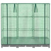vidaXL Raised Bed with Greenhouse Cover Rattan Look 120x40x123 cm