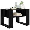 vidaXL Coffee Table Black Oak 66 x 49.5 x 45 cm Engineered Wood
