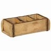 vidaXL Tray with Storage Brown 30 x 14 x 9 cm Solid Reclaim Wood