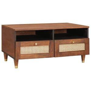 vidaXL Coffee Table 80 x 54 x 40 cm Solid Mango Wood