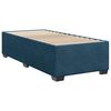 vidaXL Box Spring Bed with Mattress Dark Blue 90x200 cm Velvet