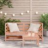 vidaXL Garden Sofas Corner 2 pcs 70x70x67 cm Solid Wood Douglas