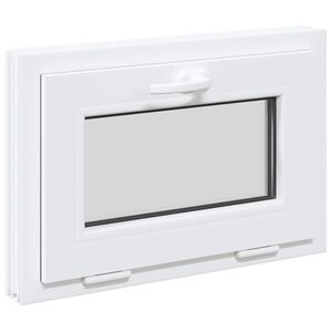 vidaXL Basement Window Internal Colour White RISOR 60 x 40 cm