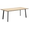 vidaXL Dining Table 220x100x76 cm Pinewood