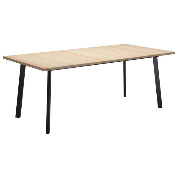 vidaXL Dining Table 220x100x76 cm Pinewood