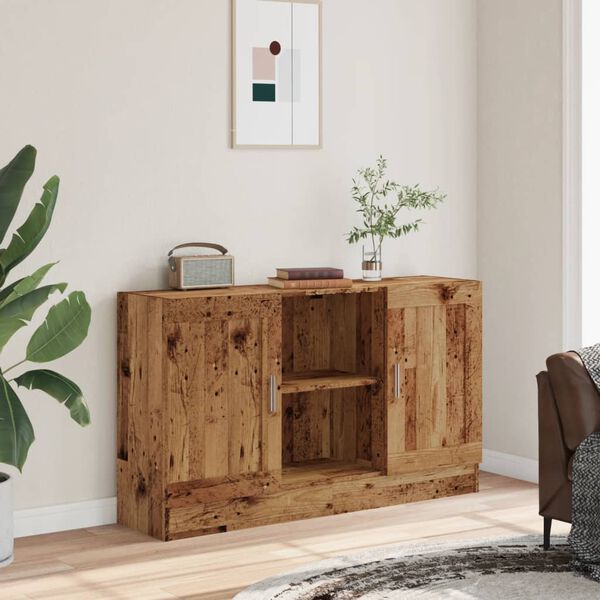 vidaXL Sideboard Old Wood 120x30.5x70 cm Engineered Wood