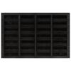 vidaXL Door Mat Rectangular 40x60 cm Rubber and Coir