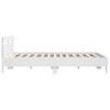 vidaXL Bed Frame without Mattress White 200x200 cm