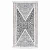 vidaXL Rug Black and Grey 120x180 cm Cotton