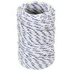 vidaXL Boat Rope White 2 mm 50 m Polypropylene