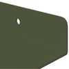 vidaXL Floating Shelf 3 pcs Olive Green 40 x 9 x 2.5 cm Steel