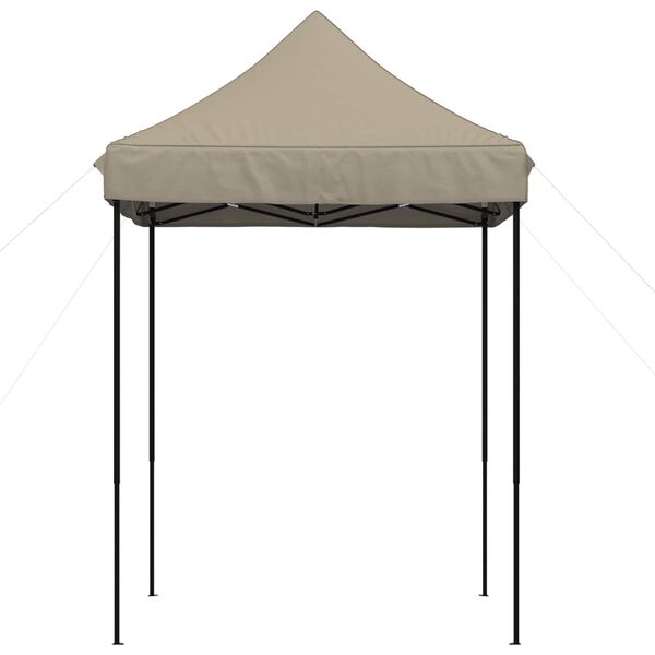 vidaXL Party Tent Folding Taupe 200 x 200 x 306 cm Oxford Fabric