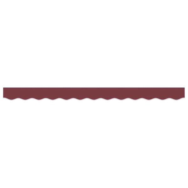 vidaXL Awning Valance Burgundy 2.3 x 0.2 m Canvas