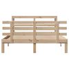 vidaXL Bed Frame with Headboard without Mattress 150x200 cm King Size