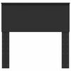 vidaXL Headboard with Headboard Black Oak 75 cm Engineered wood