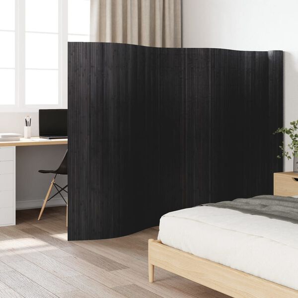 vidaXL Room Divider Grey 165x800 cm Bamboo