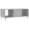 vidaXL Coffee Table Concrete Grey 102x50x40 cm Engineered Wood