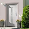 vidaXL Front Door White 98x190 cm PVC