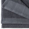 vidaXL Shower Towels 5 pcs Cotton 450 gsm 70x140 cm Anthracite