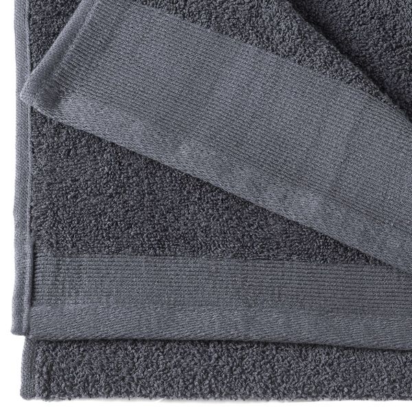 vidaXL Shower Towels 5 pcs Cotton 450 gsm 70x140 cm Anthracite