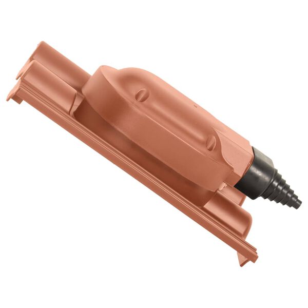 vidaXL Solar Pass-through for Frankfurt Roof Tile Brick Red