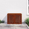 vidaXL Air Conditioner Cover Rusty 100 x 50 x 70 cm Weathering Steel
