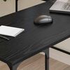 vidaXL Desk Black Oak 139 x 139 x 75 cm Engineered Wood
