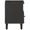 vidaXL Bedside Cabinet Black 40x33x46 cm Solid Wood Mango