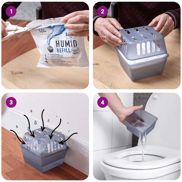 Lafita Moisture Absorbers with Refill Bags 4 pcs 450 g