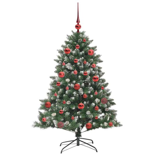 vidaXL Artificial Christmas Tree with 150 LEDs with Stand Green 150 cm