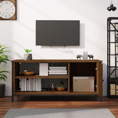 vidaXL TV Cabinet Brown Oak 100x40x45 cm Engineered Wood