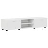 vidaXL TV Cabinet Set with Drawer with Shelf White Engineered Wood